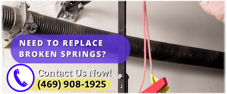 Broken Garage Door Spring Repair Plano, TX